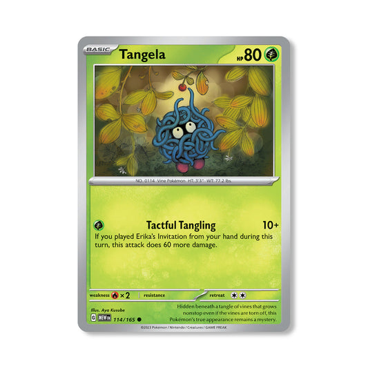 Tangela Pokémon Scarlet & Violet 151 - Reverse Holo kaart | Engels