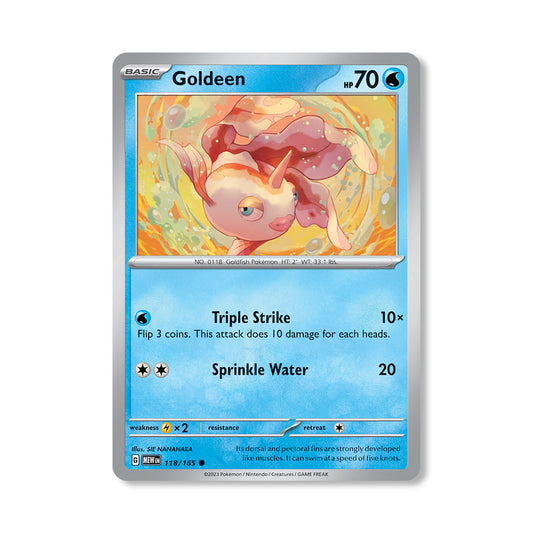 Goldeen Pokémon Scarlet & Violet 151 - Normal kaart | Engels