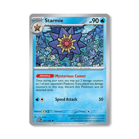 Starmie Pokémon Scarlet & Violet 151 - Reverse Holo kaart | Engels