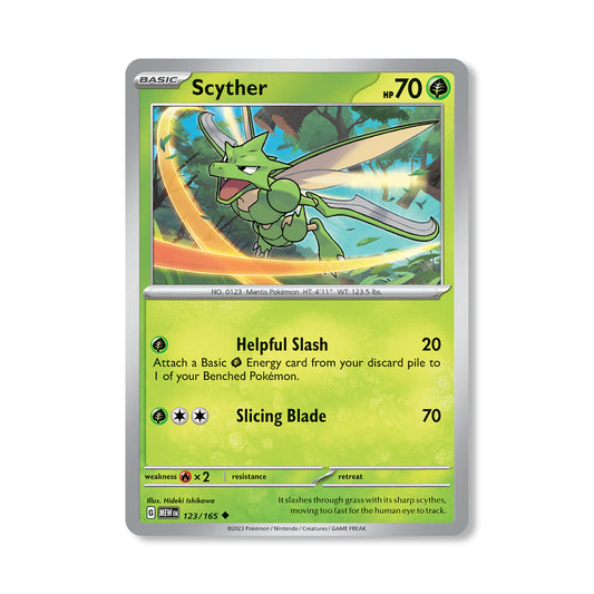 Scyther Pokémon Scarlet & Violet 151 - Normal kaart | Engels
