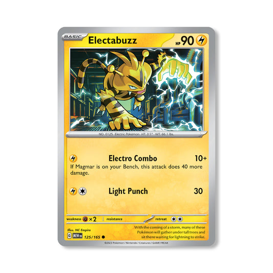 Electabuzz Pokémon Scarlet & Violet 151 - Normal kaart | Engels