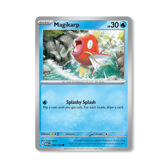 Magikarp Pokémon Scarlet & Violet 151 - Reverse Holo kaart | Engels