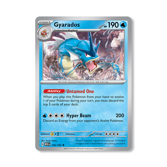 Gyarados Pokémon Scarlet & Violet 151 - Normal kaart | Engels
