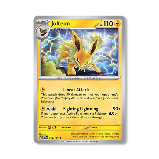 Jolteon Pokémon Scarlet & Violet 151 - Reverse Holo kaart | Engels