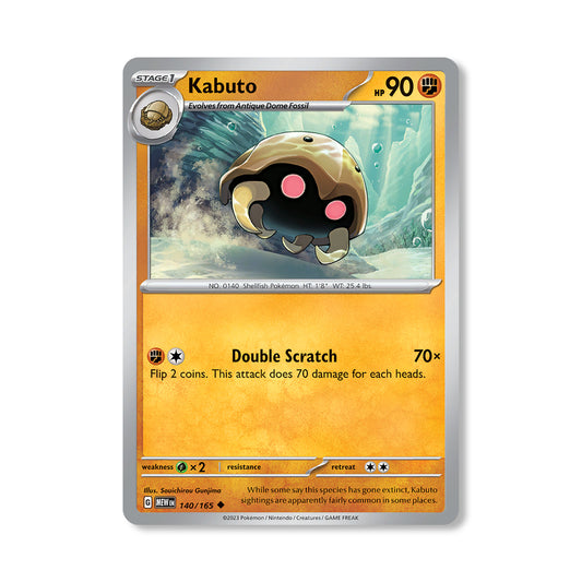 Kabuto Pokémon Scarlet & Violet 151 - Reverse Holo kaart | Engels