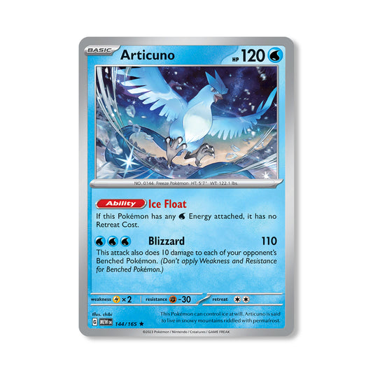 Articuno Pokémon Scarlet & Violet 151 - Reverse Holo kaart | Engels