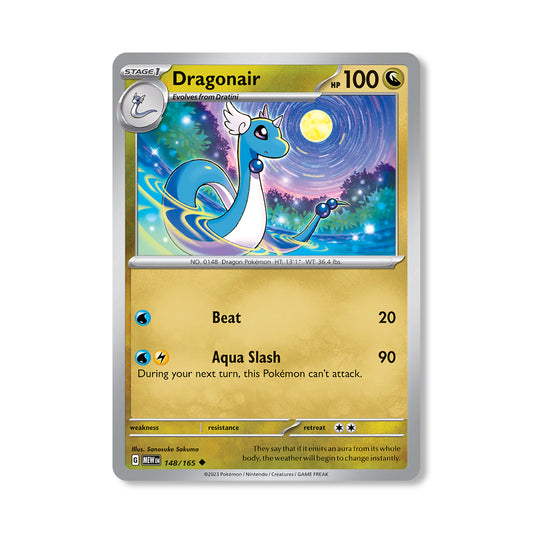 Dragonair Pokémon Scarlet & Violet 151 - Reverse Holo kaart | Engels