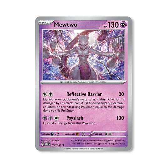 Mewtwo Pokémon Scarlet & Violet 151 - Normal kaart | Engels