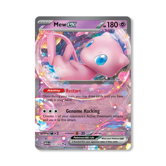 Mew Pokémon Scarlet & Violet 151 - ex kaart | Engels