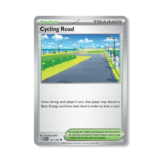 Cycling Road Pokémon Scarlet & Violet 151 - Reverse Holo kaart | Engels