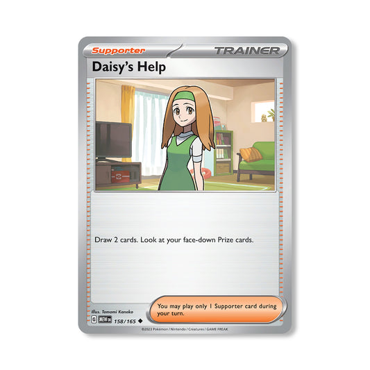 Daisy's Help Pokémon Scarlet & Violet 151 - Normal kaart | Engels