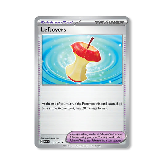 Leftovers Pokémon Scarlet & Violet 151 - Normal kaart | Engels