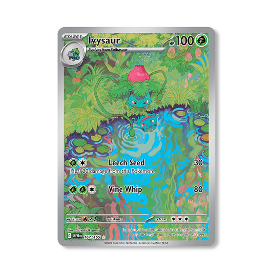 Ivysaur Pokémon Scarlet & Violet 151 - Full Art kaart | Engels