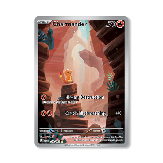 Charmander Pokémon Scarlet & Violet 151 - Full Art kaart | Engels