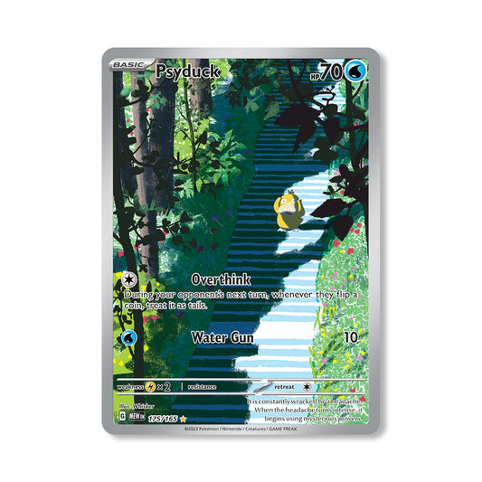 Psyduck Pokémon Scarlet & Violet 151 - Full Art kaart | Engels