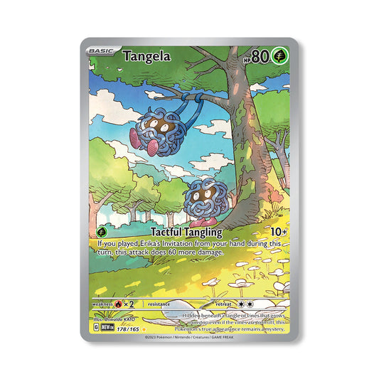 Tangela Pokémon Scarlet & Violet 151 - Full Art kaart | Engels