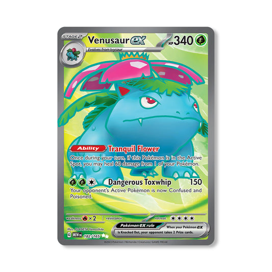 Venusaur ex Pokémon Scarlet & Violet 151 - ex kaart | Engels