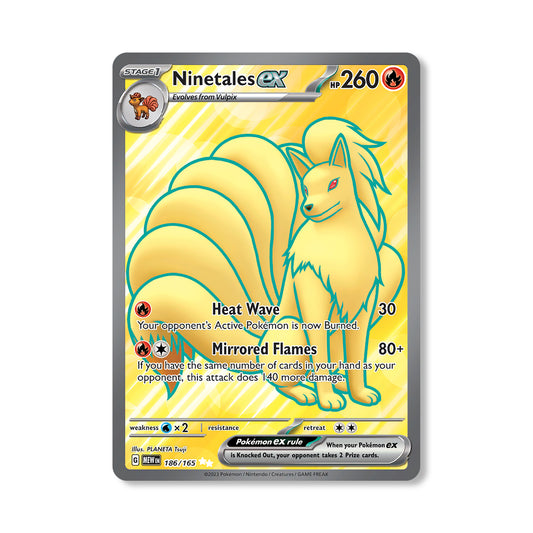 Ninetales ex Pokémon Scarlet & Violet 151 - ex kaart | Engels