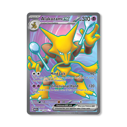 Alakazam ex Pokémon Scarlet & Violet 151 - ex kaart | Engels
