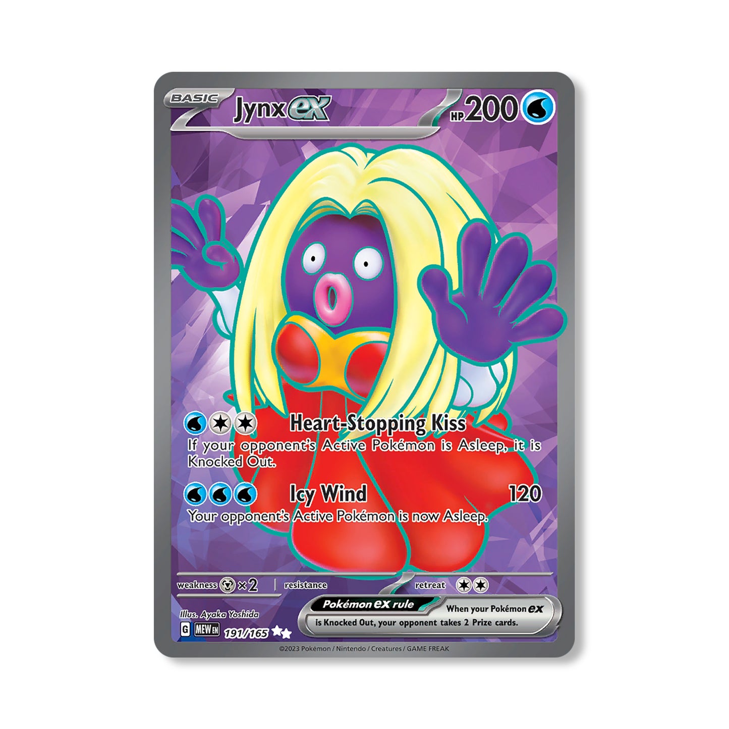 Jynx ex Pokémon Scarlet & Violet 151 - ex kaart | Engels