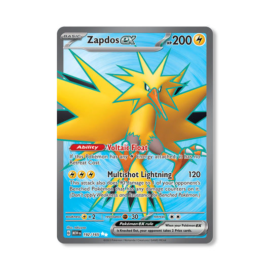 Zapdos ex Pokémon Scarlet & Violet 151 - ex kaart | Engels