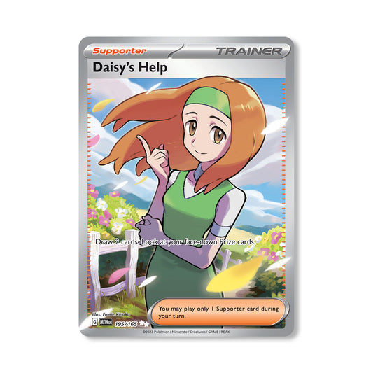 Daisy's Help Pokémon Scarlet & Violet 151 - Full Art kaart | Engels