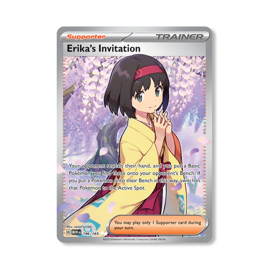 Erika's Invitation Pokémon Scarlet & Violet 151 - Full Art kaart | Engels