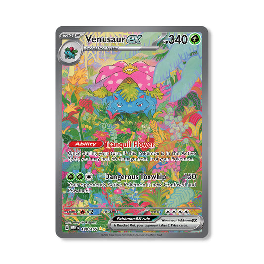 Venusaur ex Pokémon Scarlet & Violet 151 - ex kaart | Engels