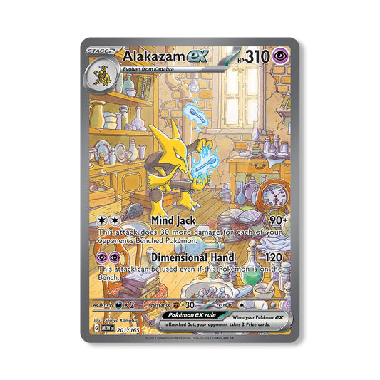 Alakazam ex Pokémon Scarlet & Violet 151 - ex kaart | Engels