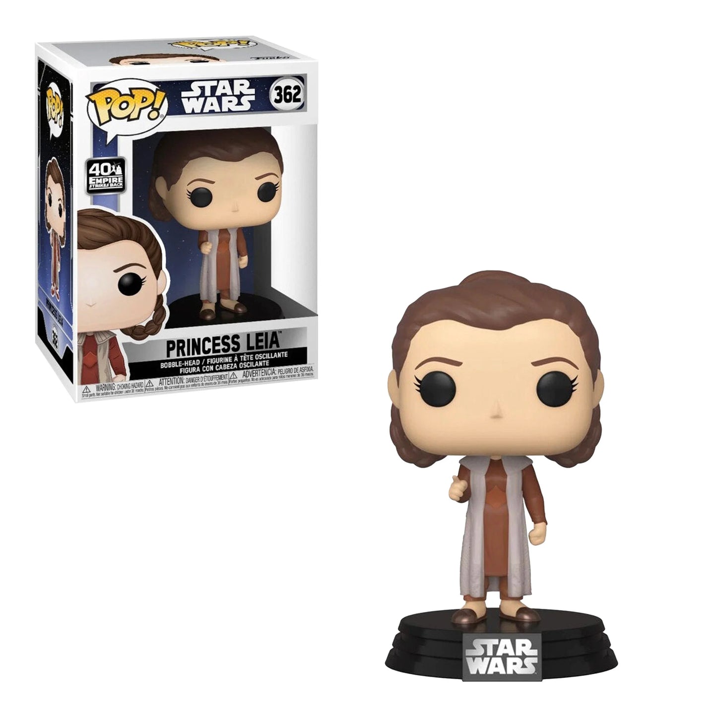 Funko Pop Star Wars Princess Leia #362 The Empire Strikes Back 40th Anniversary