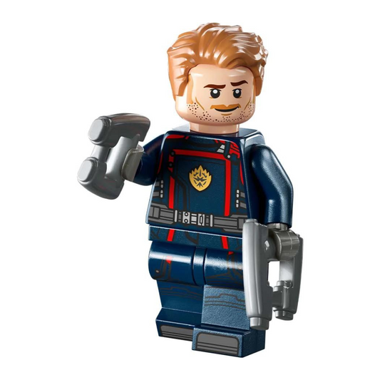 Lego Marvel Starlord met 2 guns minifiguur