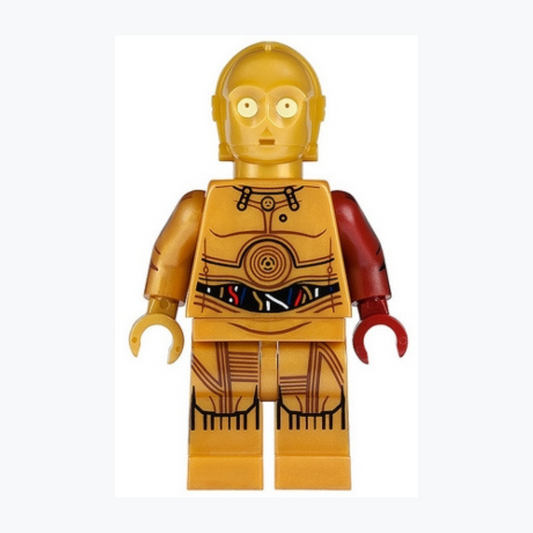 Lego Star Wars C-3PO - Dark Red Arm figuur