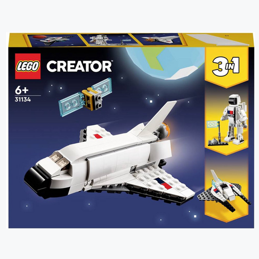 LEGO Creator 3in1 Space Shuttle Ruimteschip Set - 31134