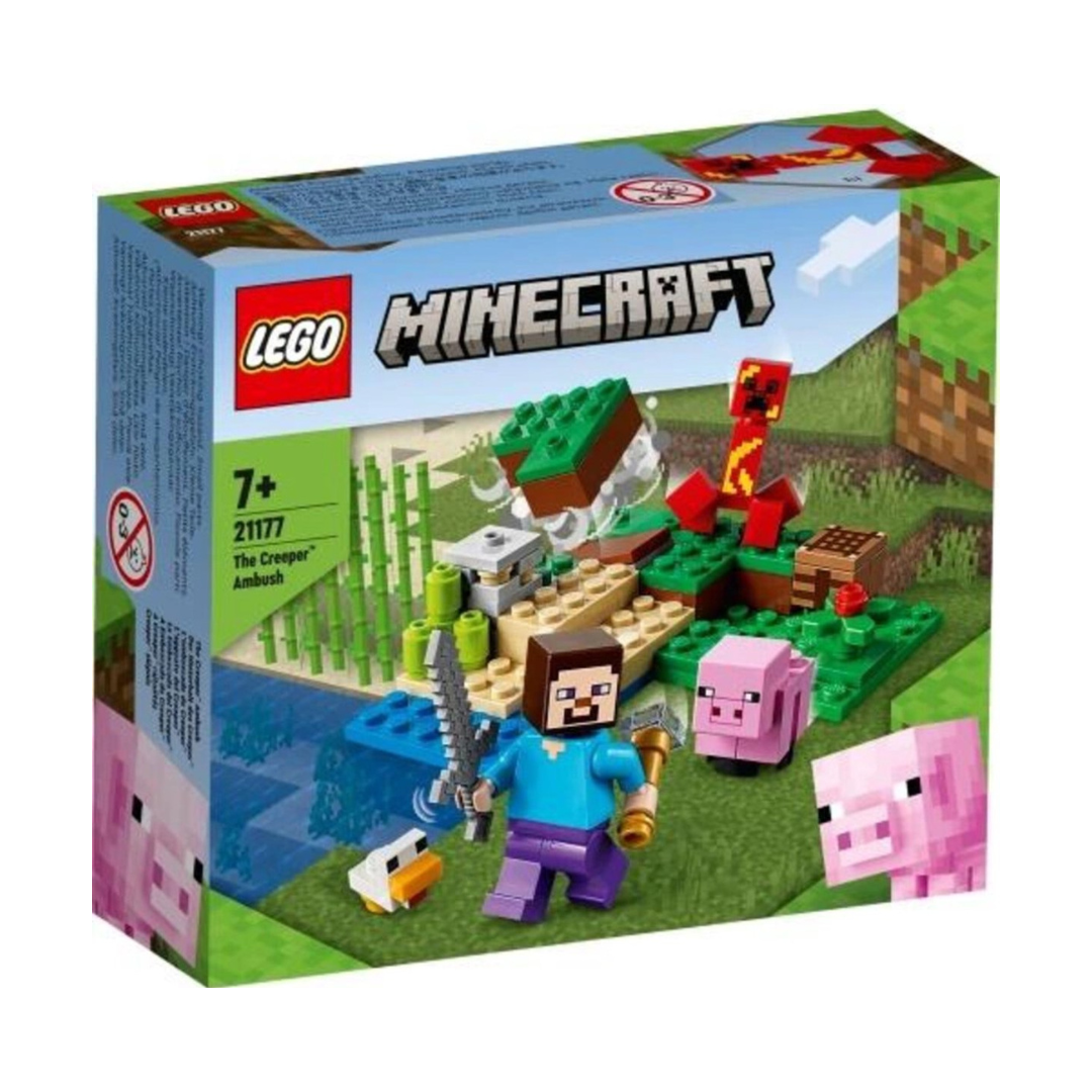 LEGO Minecraft De Creeper Hinderlaag - 21177