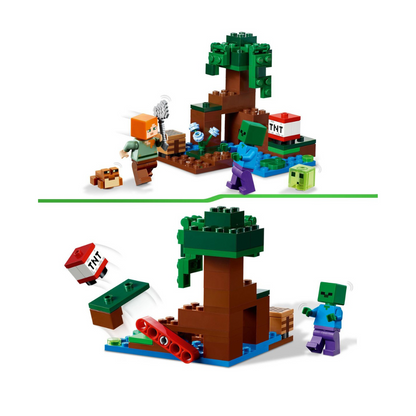 LEGO Minecraft Het Moerasavontuur Bouwset - 21240