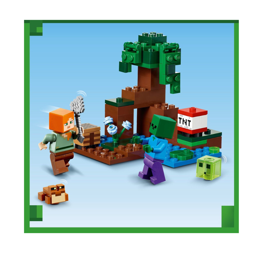 LEGO Minecraft Het Moerasavontuur Bouwset - 21240