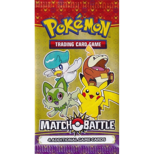 McDonalds 2023 Pokemon Match Battle Promo Sealed Booster Card Pack