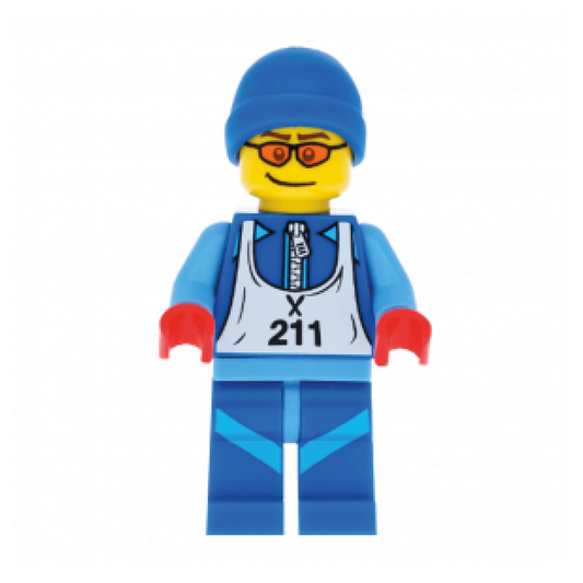 LEGO Minifigures Series 2 Skier – Alpine Skiing Minifigure