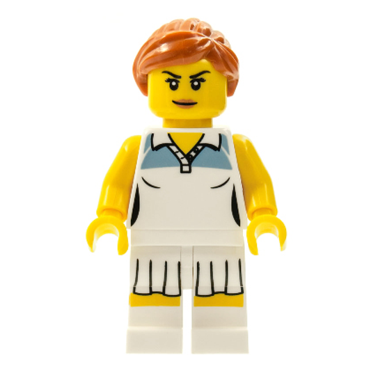 LEGO Minifigures Series 3 Tennis Player – Female Tennis Athlete Minifigure