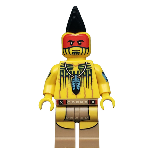 LEGO Minifigures Series 10 Tomahawk Warrior – Native Tomahawk Warrior Minifigure