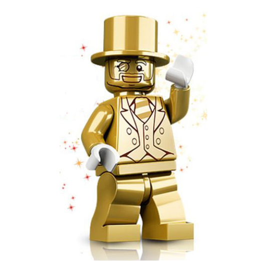 LEGO Minifigures Series 10 Mr. Gold – Limited Edition Mr. Gold Minifigure