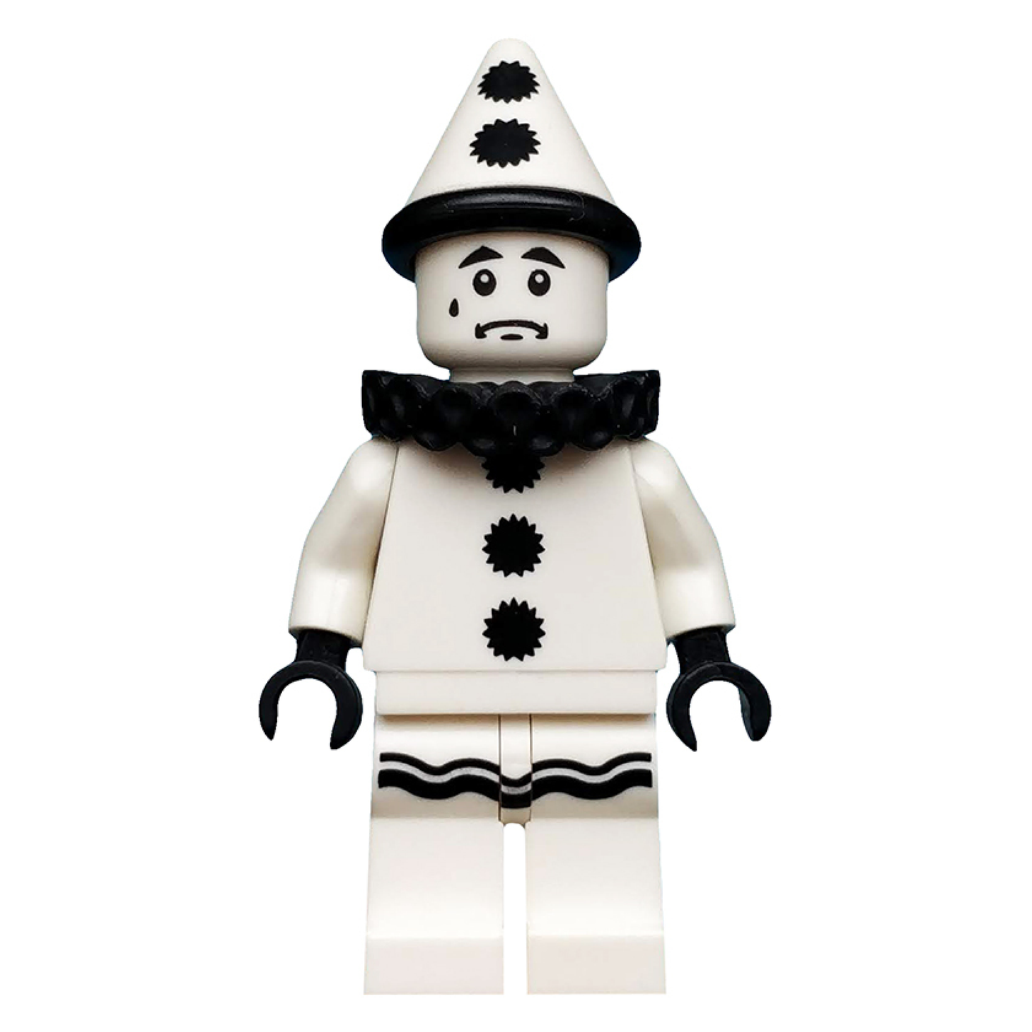 LEGO Minifigures Series 10 Sad Clown – Pierrot Sad Clown Minifigure