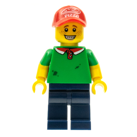 LEGO Minifigures Series 12 Pizza Delivery Man – Pizza Delivery Minifigure
