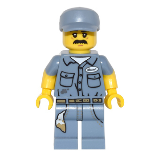 LEGO Minifigures Series 15 Janitor – Janitor / Cleaner Minifigure