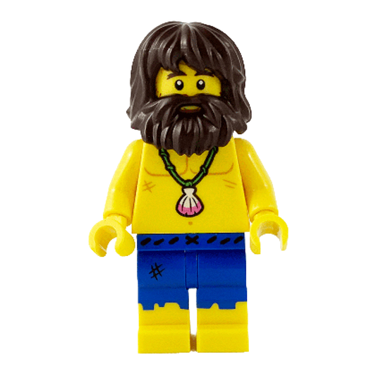 Shipwreck Survivor LEGO Minifigure Series 21 – Collectible Figure