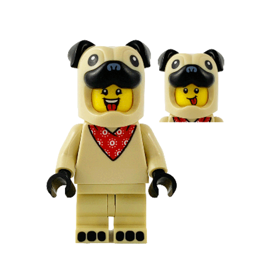 Pug Costume Guy LEGO Minifigure Series 21 – Collectible Character