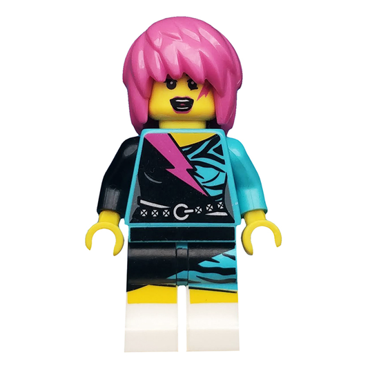 LEGO Minifigures Series 7 Rocker Girl – Punk Rocker Girl Minifigure