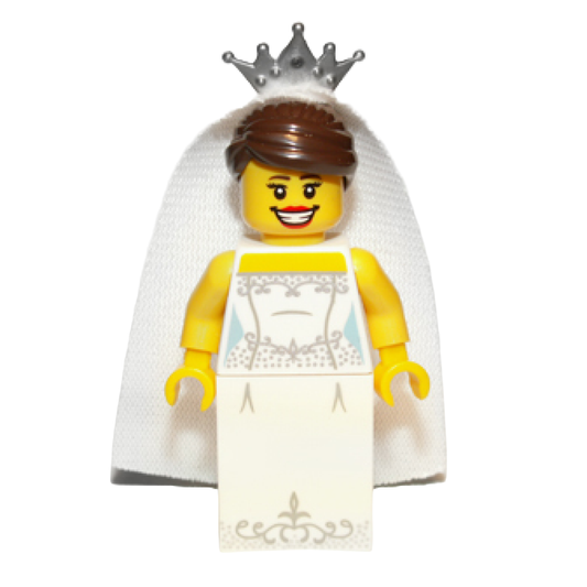 LEGO Minifigures Series 7 Bride – Wedding Bride Minifigure
