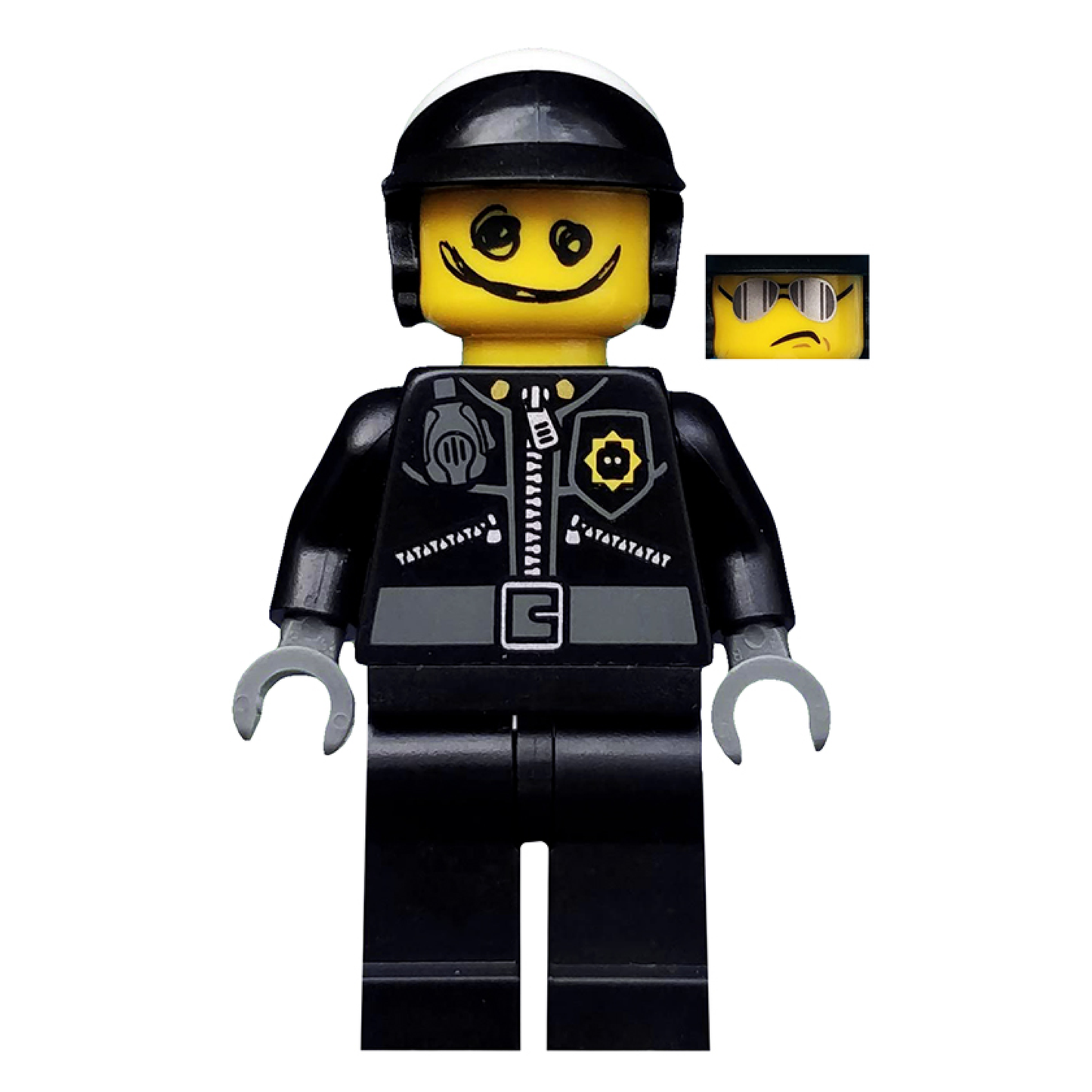 LEGO Minifigures The LEGO Movie Series 1 Scribble-Face Bad Cop – Scribble-Face Bad Cop Minifigure