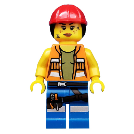 LEGO Minifigures The LEGO Movie Series 1 Gail the Construction Worker – Gail the Construction Worker Minifigure